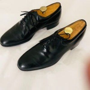 Johnston & Murphy President's Collection Shoes, Sz 9 1/2W, Black, USA,